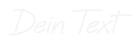 Individuelles Neon: Dein Text