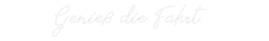 Individuelles Neon: Genieß die Fa...