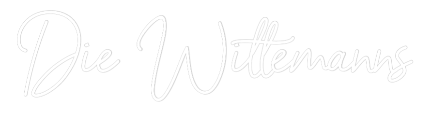 Individuelles Neon: Die Wittemanns