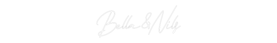 Individuelles Neon: Bella&Nils