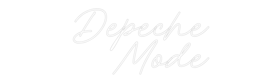 Individuelles Neon:  Depeche
Mode