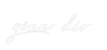 Individuelles Neon: gönn dir