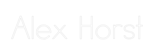 Individuelles Neon: Alex Horst