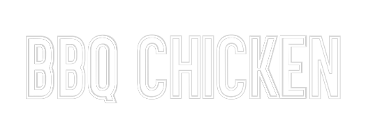 Individuelles Neon: Bbq Chicken