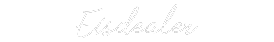 Individuelles Neon: Eisdealer