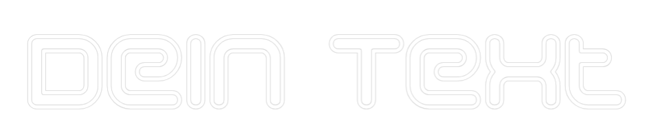 Individuelles Neon: Dein Text