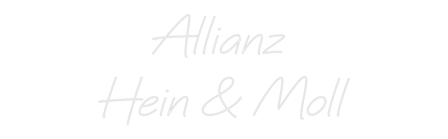Individuelles Neon: Allianz 
Hei...