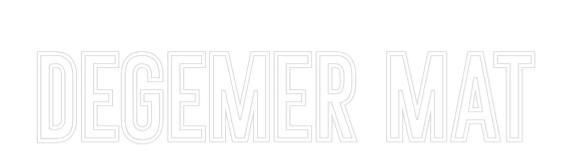 Individuelles Neon: Degemer mat