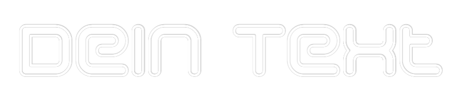 Individuelles Neon: Dein Text