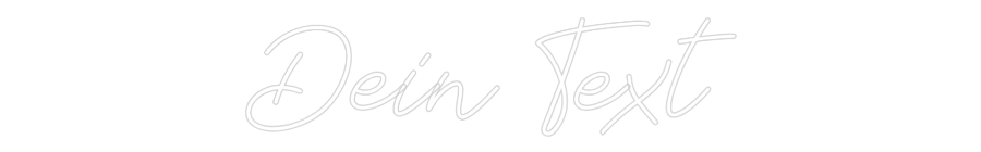 Individuelles Neon: Dein Text