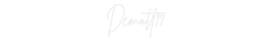 Individuelles Neon: Demott19