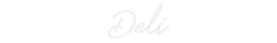 Individuelles Neon: Deli