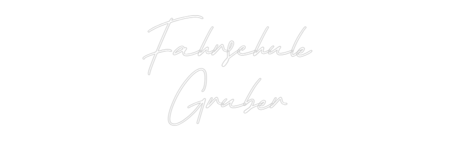 Individuelles Neon: Fahrschule
G...