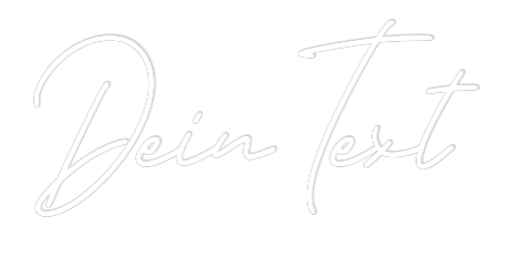 Individuelles Neon: Dein Text