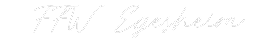 Individuelles Neon: FFW Egesheim