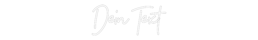 Individuelles Neon: Dein Text