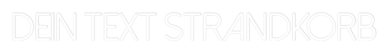 Individuelles Neon: Dein Text Str...