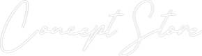 Individuelles Neon: Concept Store