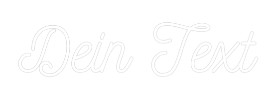 Individuelles Neon: Dein Text