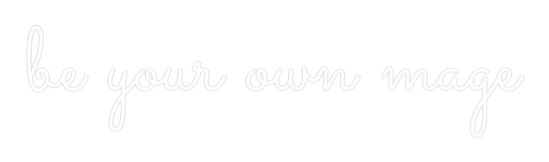 Individuelles Neon: be your own m...