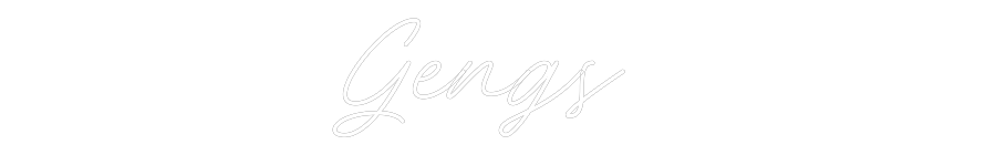 Individuelles Neon: Gengs