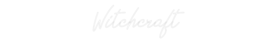 Individuelles Neon: Witchcraft
