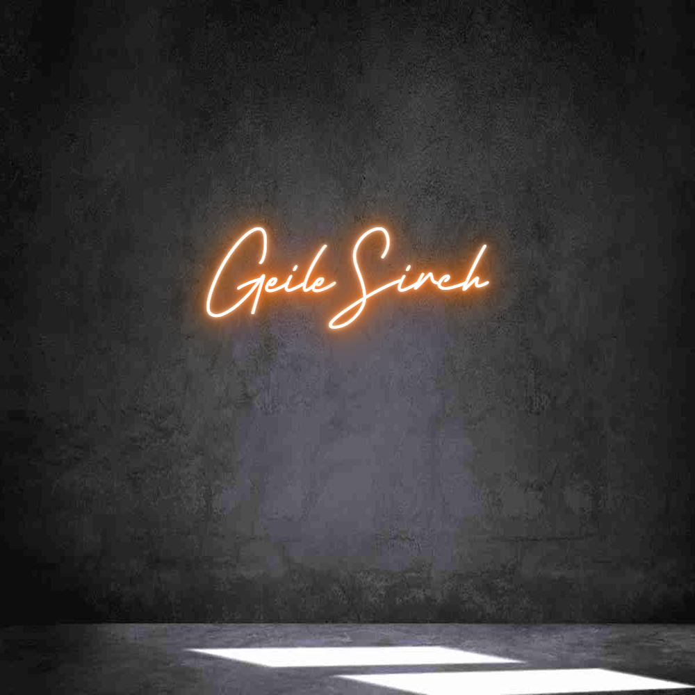 Individuelles Neon: Geile Sirch