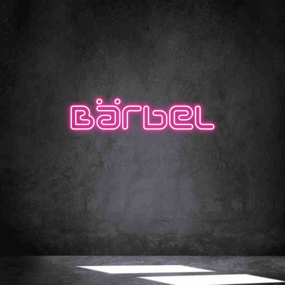 Individuelles Neon: Bärbel