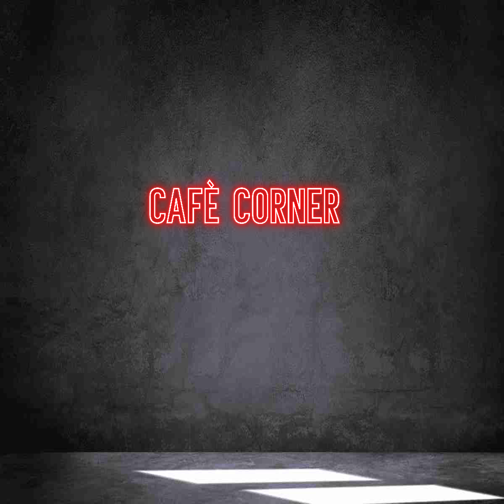 Individuelles Neon: CAFÈ CORNER