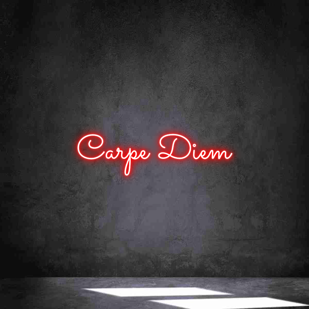 Individuelles Neon: Carpe Diem
