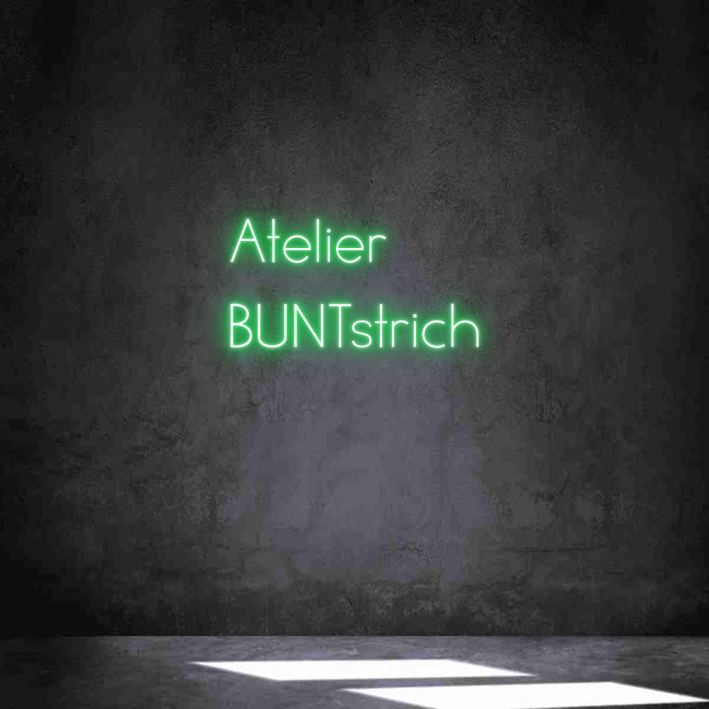Individuelles Neon: Atelier 
BUN...
