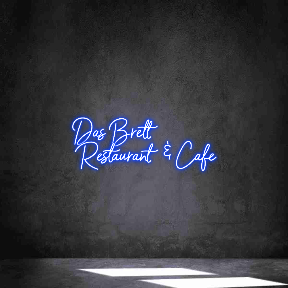Individuelles Neon: Das Brett 
 ...