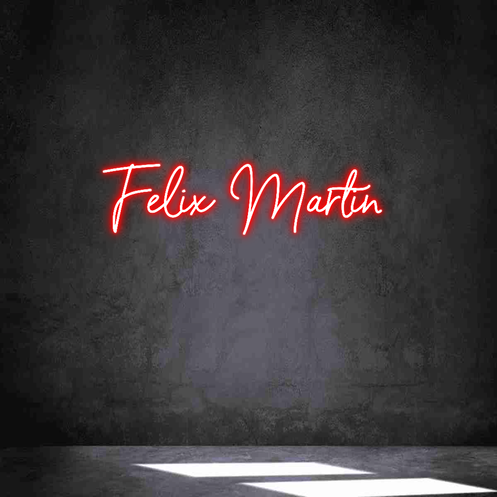 Individuelles Neon: Felix Martin