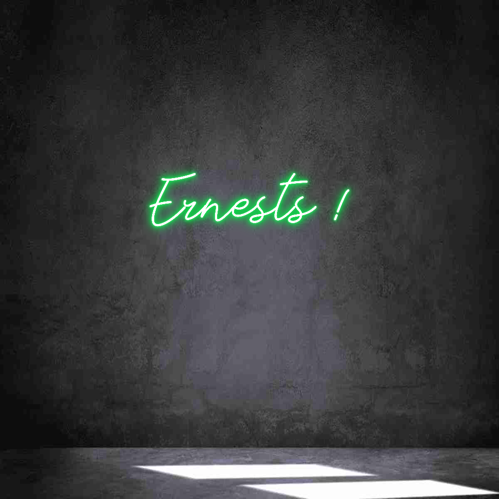 Individuelles Neon: Ernests !