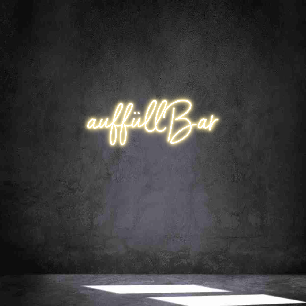 Individuelles Neon: auffüllBar