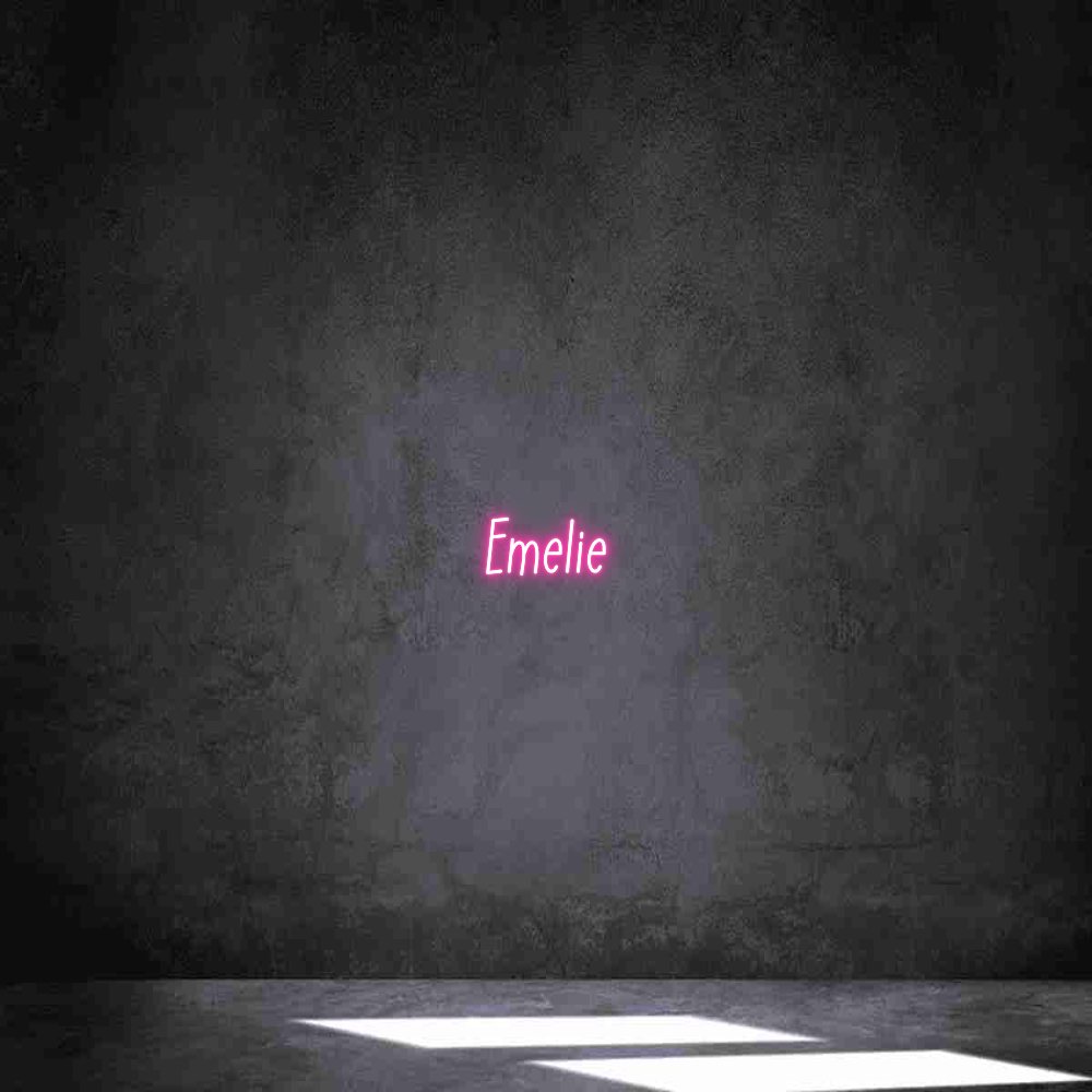 Individuelles Neon: Emelie
