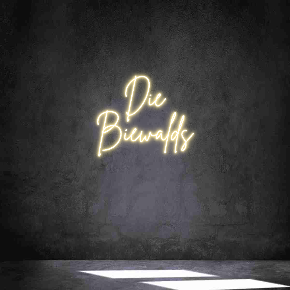 Individuelles Neon: Die
Biewalds