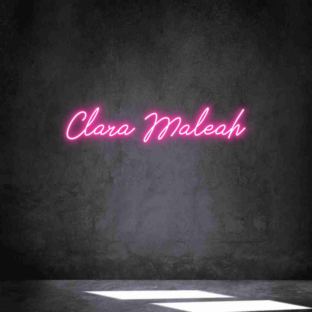 Individuelles Neon: Clara Maleah