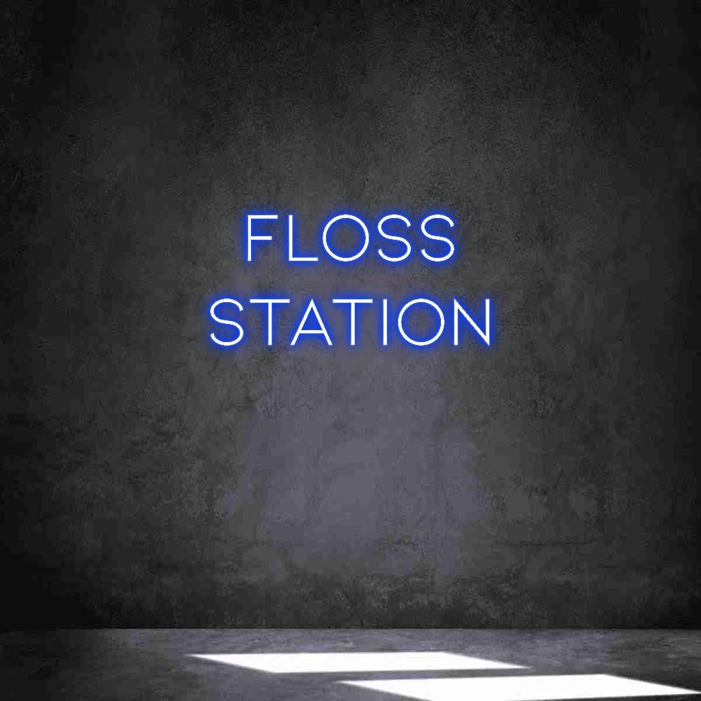 Individuelles Neon: Floss
Station