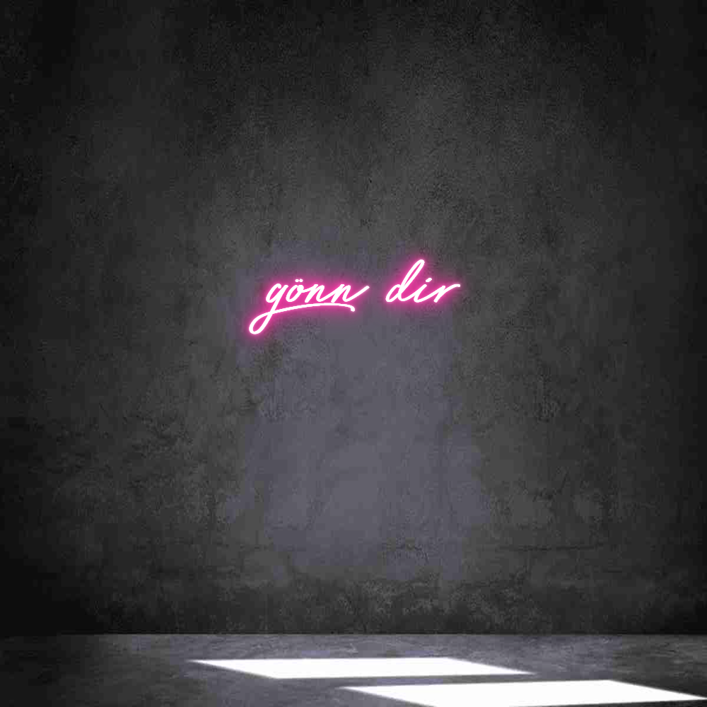 Individuelles Neon: gönn dir