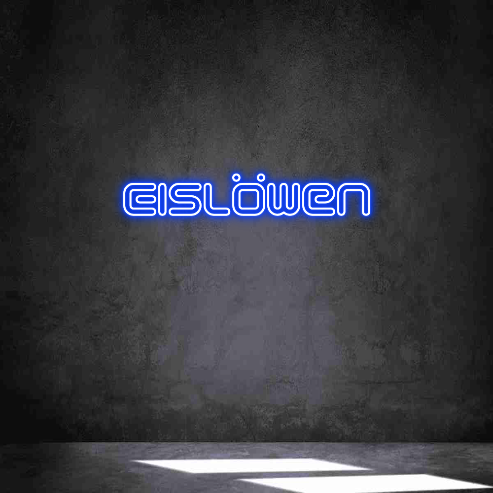 Individuelles Neon: Eislöwen