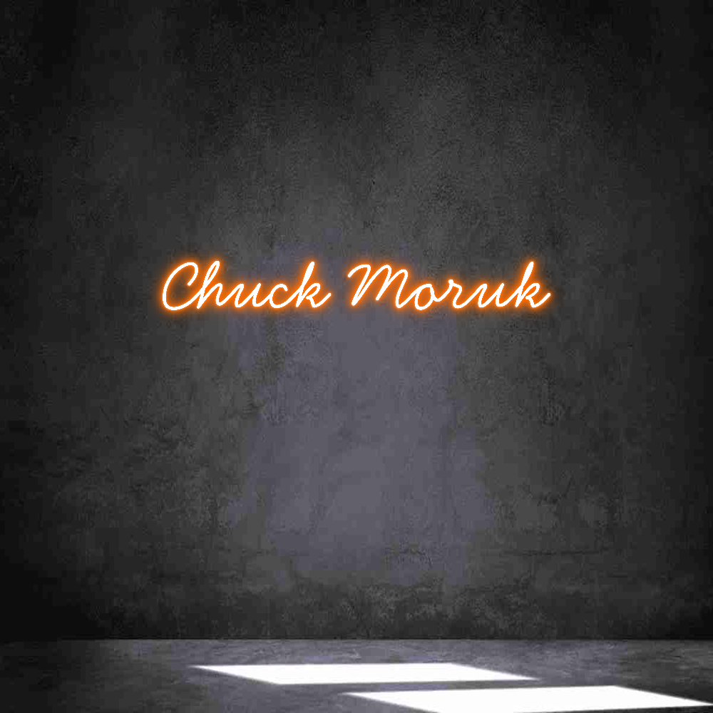 Individuelles Neon: Chuck Moruk