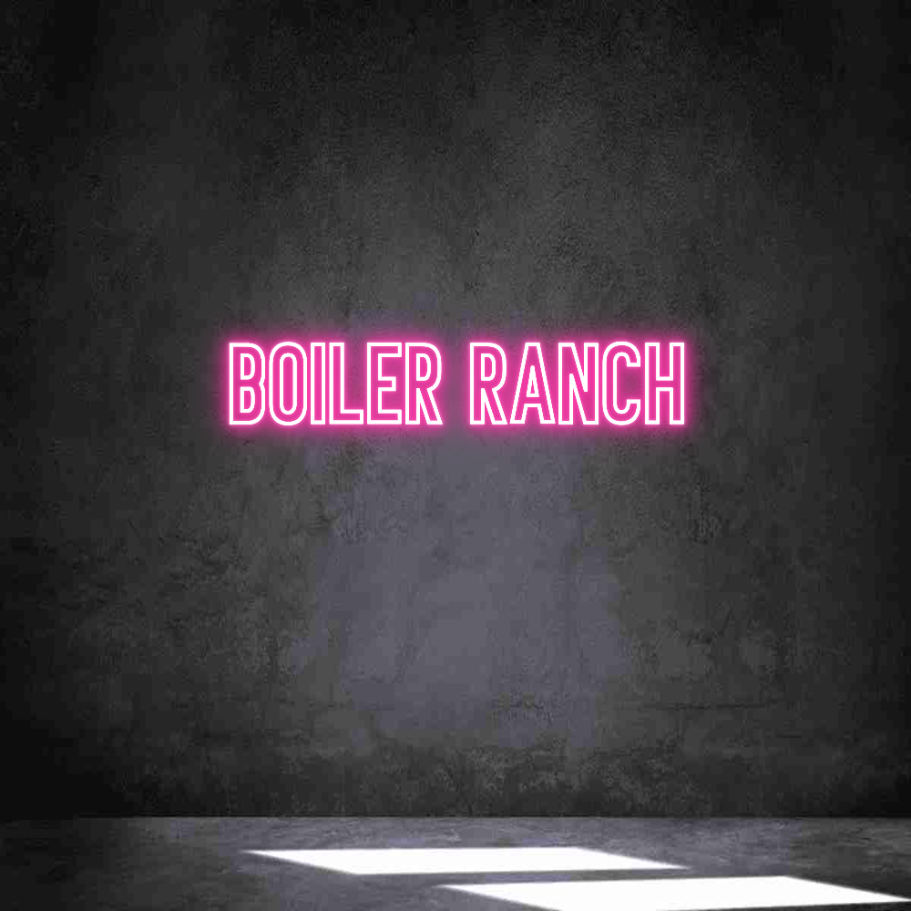 Individuelles Neon: Boiler Ranch