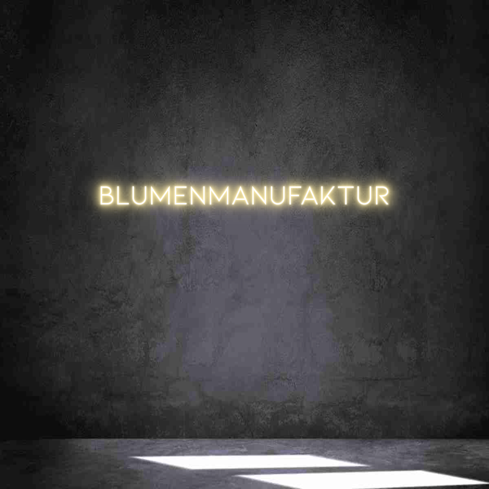 Individuelles Neon: BLUMENMANUFAK...