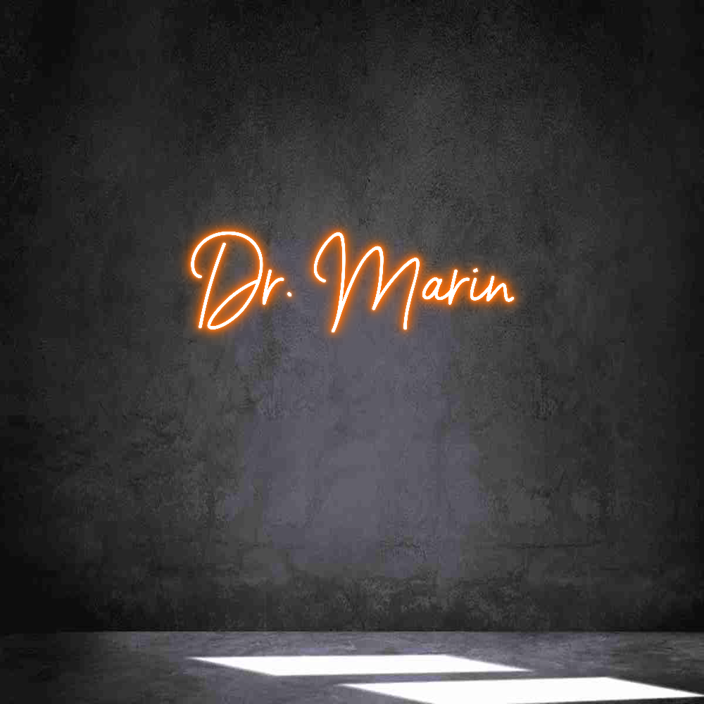 Individuelles Neon: Dr. Marin
