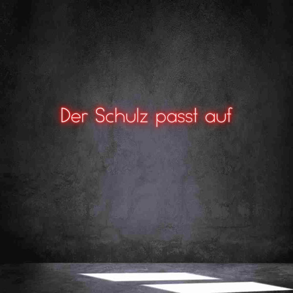 Individuelles Neon: Der Schulz pa...