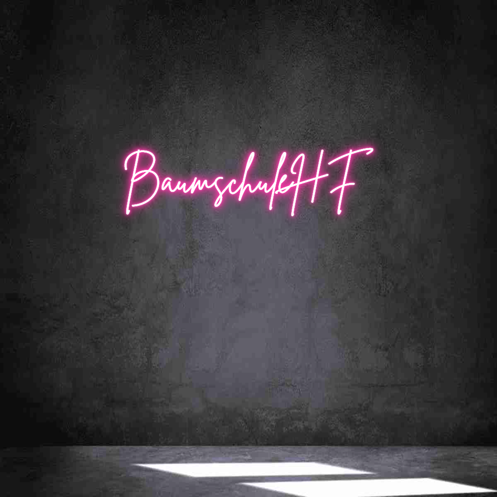 Individuelles Neon: BaumschuleHF