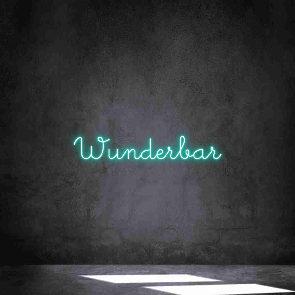 Individuelles Neon: Wunderbar