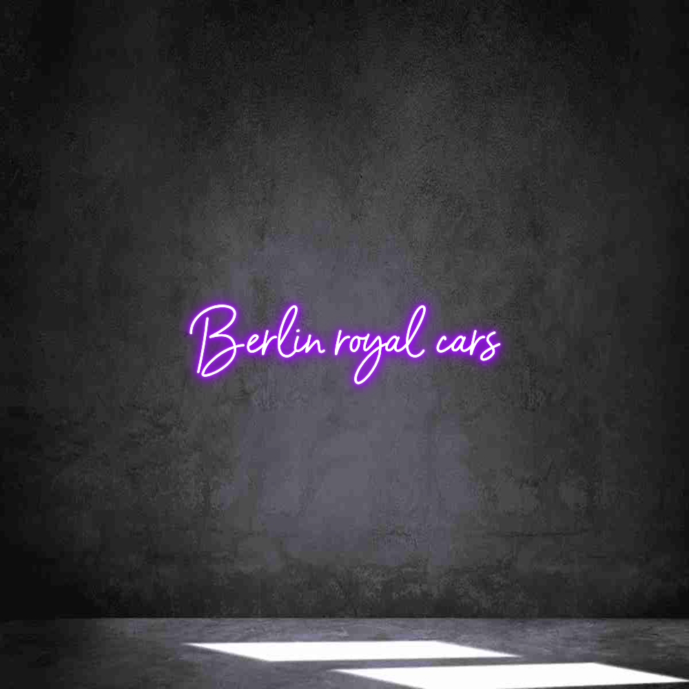 Individuelles Neon: Berlin royal ...