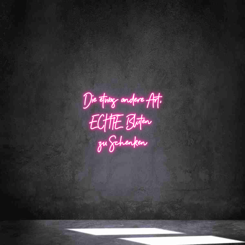 Individuelles Neon: Die etwas and...